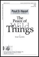 Peace of Wild Things SATB choral sheet music cover Thumbnail